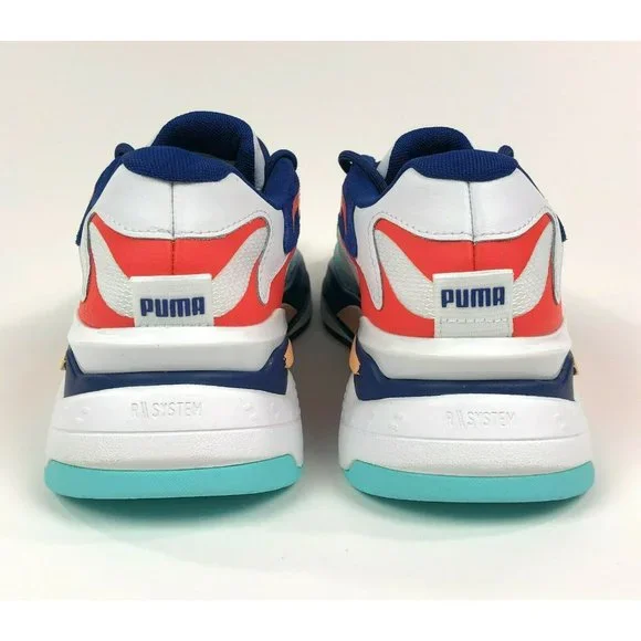 Puma RS-Fast CS Courtside Shoes Sneakers White Blue Athletic Casual 381454-01 - Picture 7 of 9